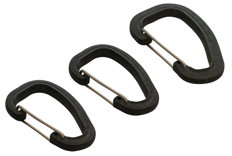 Wildo® Accessory Carabiner Set, schwarz