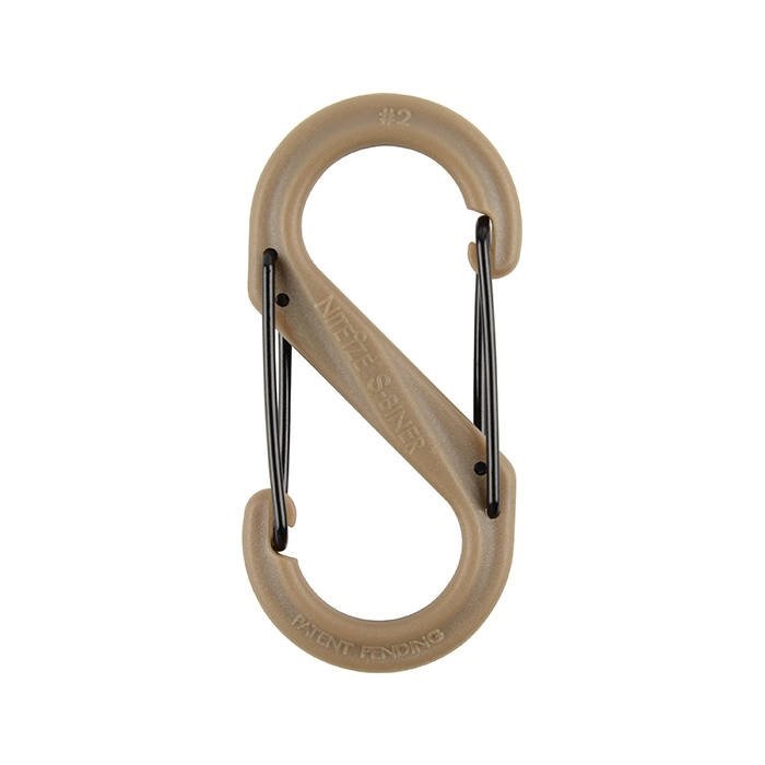 Nite Ize S-Biner® #4 (M), coyote-brown